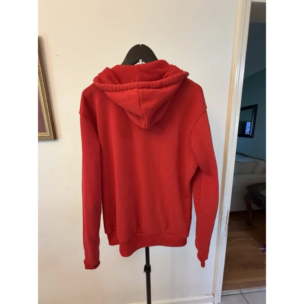 Polo Ralph Lauren Vintage Men's Full Zip Up Hoodie Red Size 1XL